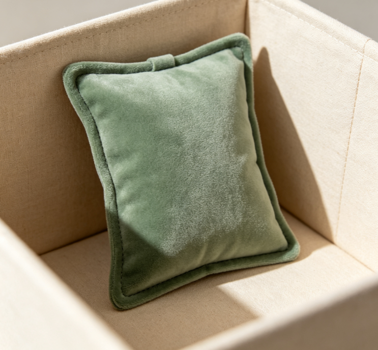 Vintage-Style Velvet Square Sachet – Deodorizing Aromatherapy Bag for Drawers & Storage