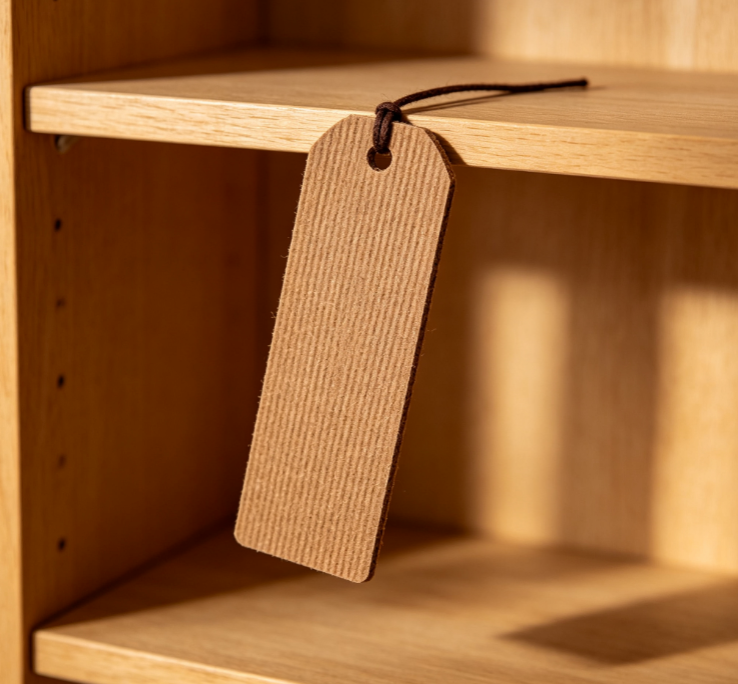 Faux-Wood Texture Hanging Sachet – Deodorizing & Fragrance Pouch for Bookcases and Wardrobes - Image 2