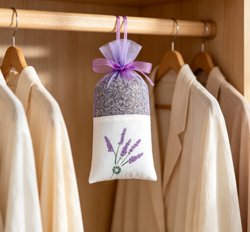 Lavender Fabric Sachet - Image 2
