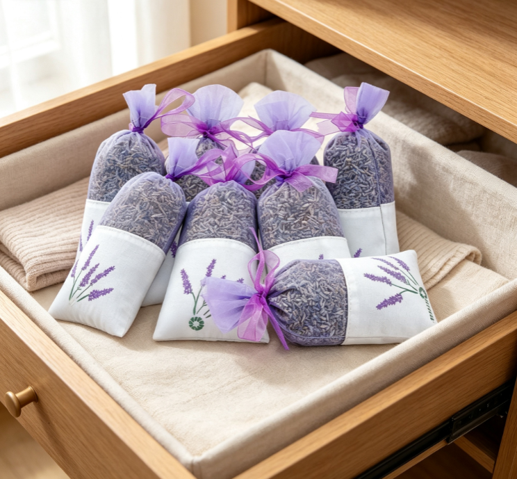 Lavender Fabric Sachet